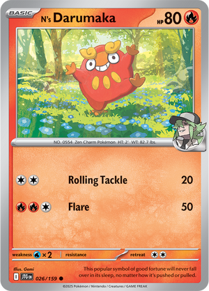 #026 N's Darumaka