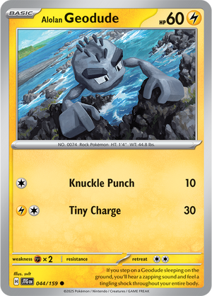 #044 Alolan Geodude