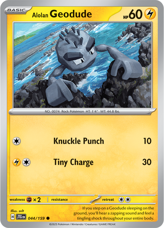 #044 Alolan Geodude