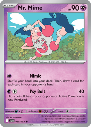 #058 Mr.Mime