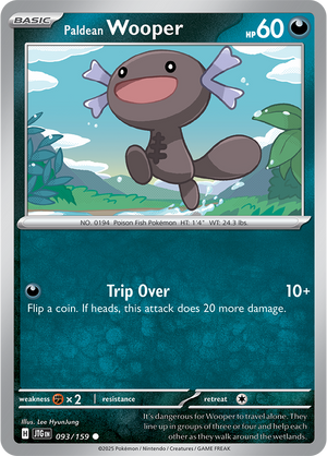 #093 Paldean Wooper