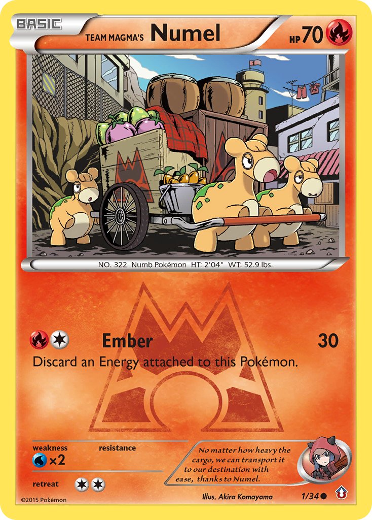 #001 Team Magma's Numel
