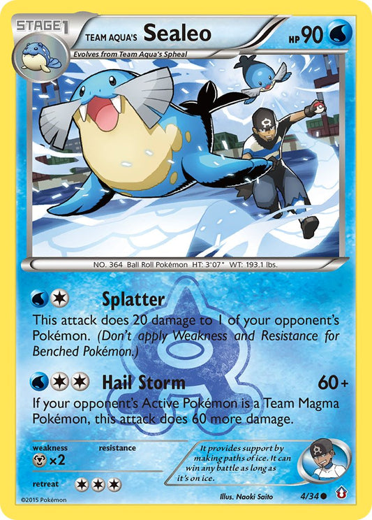 #004 Team Aqua's Sealeo