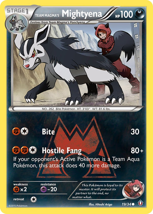 #019 Team Magma's Mightyena