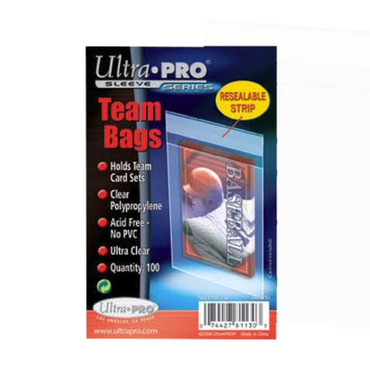Ultra Pro – Team Bags Resealable (Box of 100)