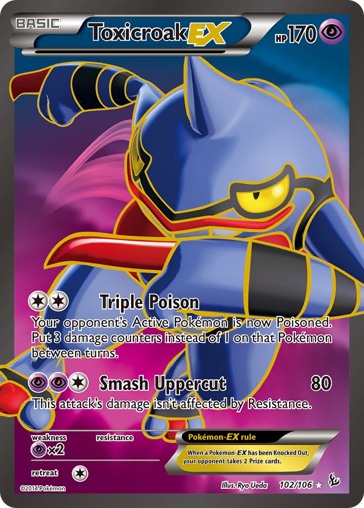 #102 Toxicroak-EX