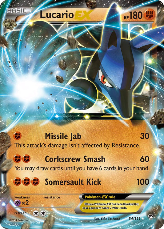 #054 Lucario-EX