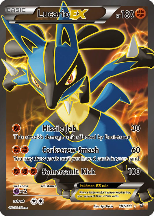 #107 Lucario-EX