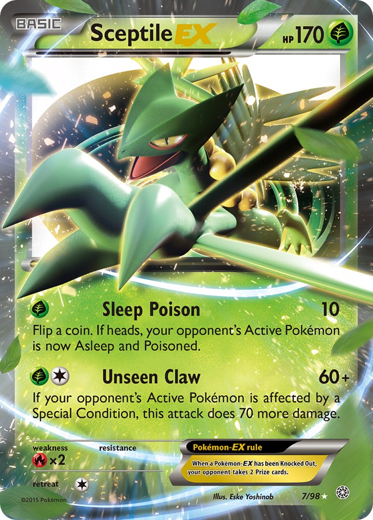 #007 Sceptile-EX