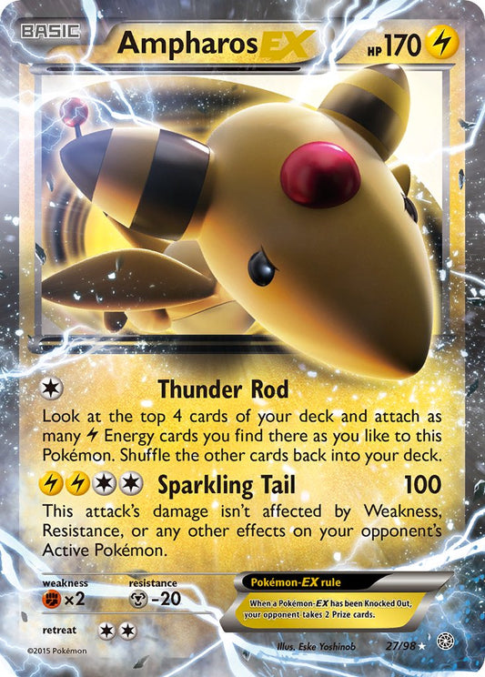#027 Ampharos-EX