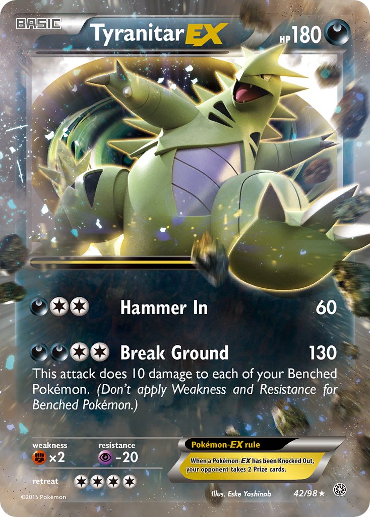 #042 Tyranitar-EX