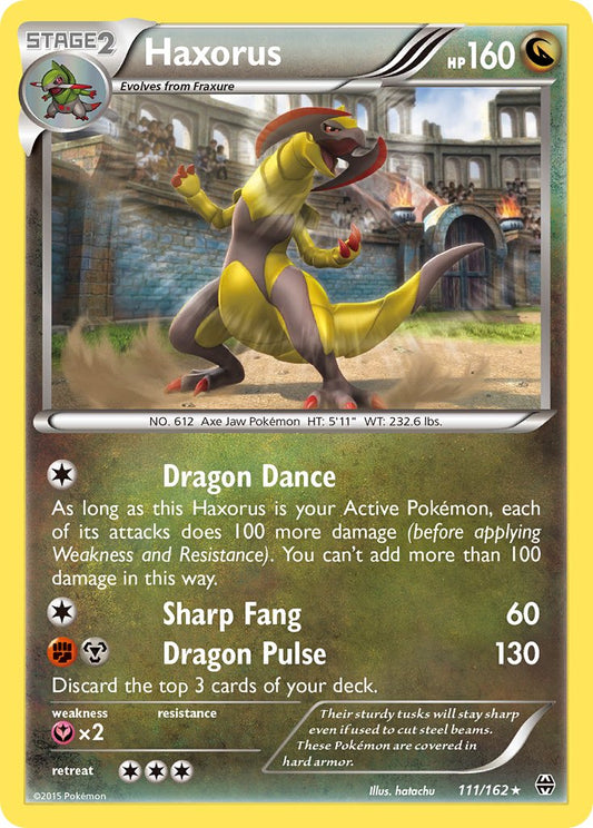#111 Haxorus