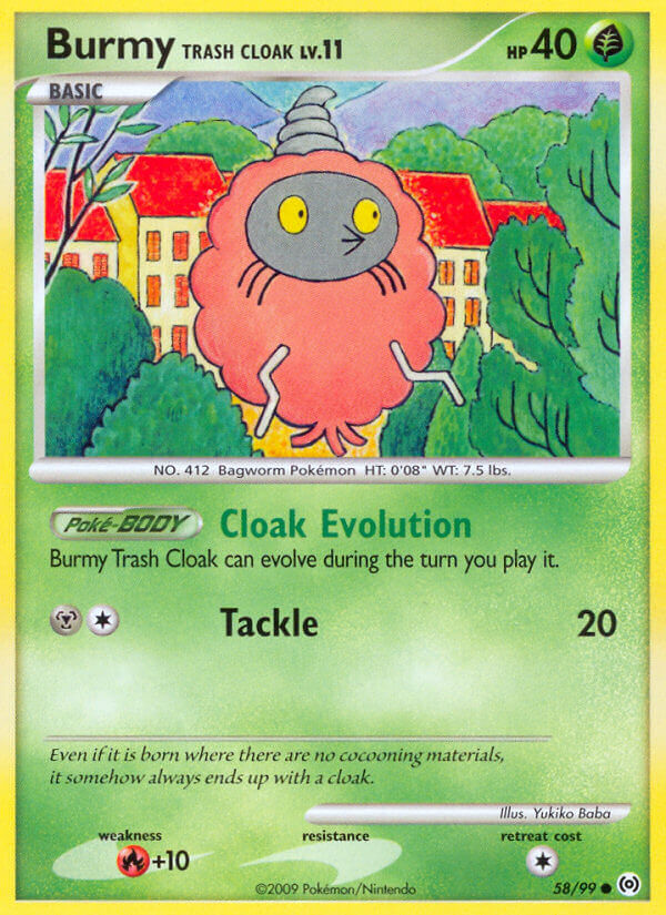 #058 Burmy Trash Cloak