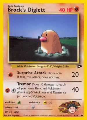 #067 Brock's Diglett