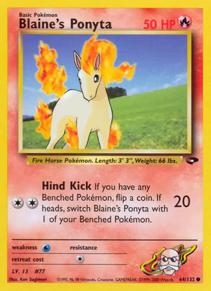 #064 Blaine's Ponyta