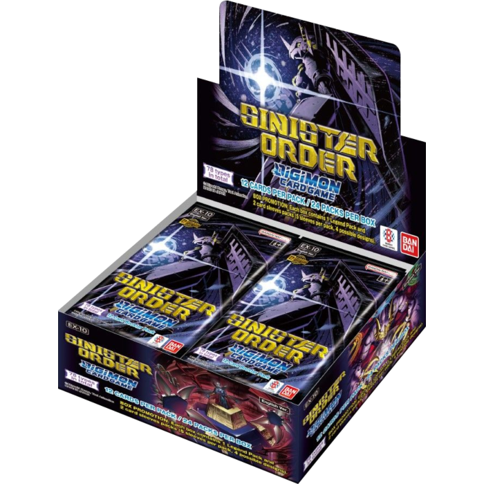 Digimon - Card Game Sinister Order [EX-10] Extra Booster Box (Display of 24)