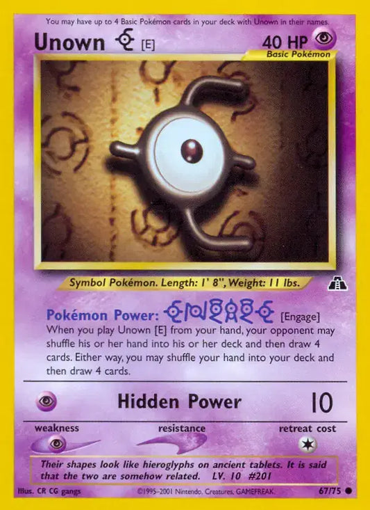 #067 Unown [E]