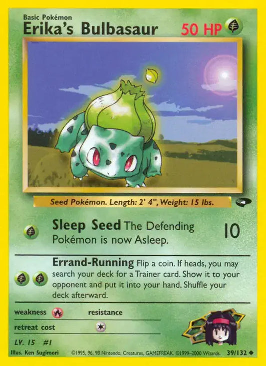 #039 Erika's Bulbasaur