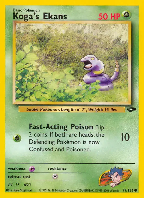 #077 Koga's Ekans