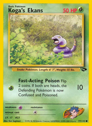 #077 Koga's Ekans