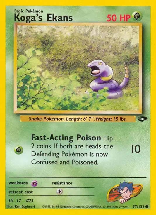 #077 Koga's Ekans
