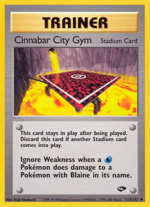 #113 Cinnabar City Gym