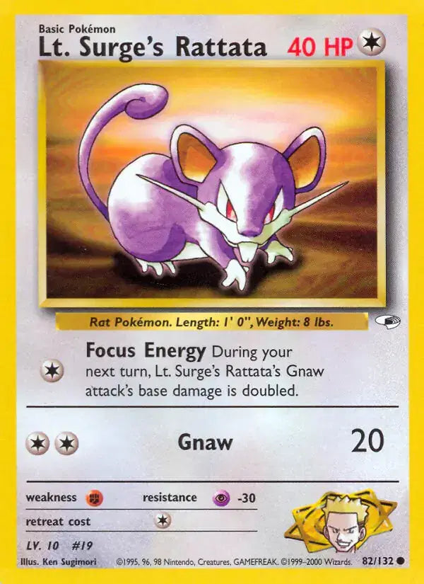 #082 Lt. Surge's Rattata