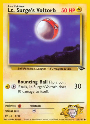 #086 Lt. Surge's Voltorb