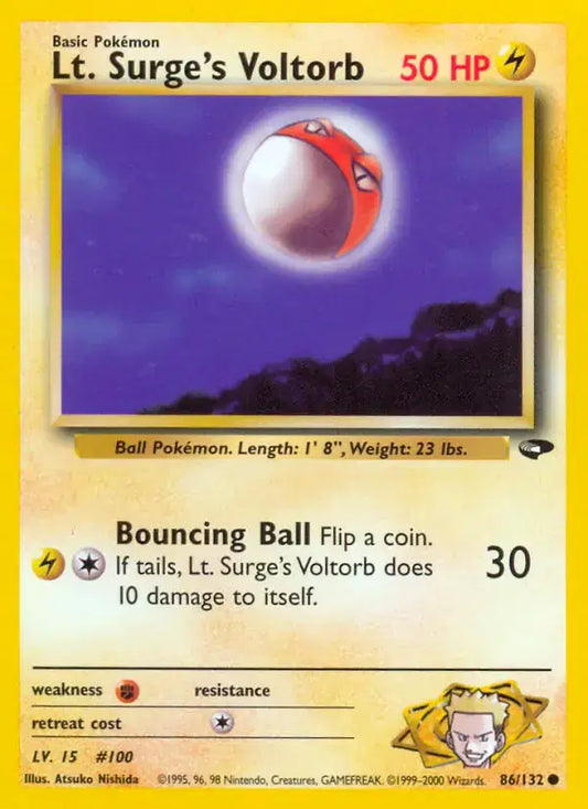 #086 Lt. Surge's Voltorb