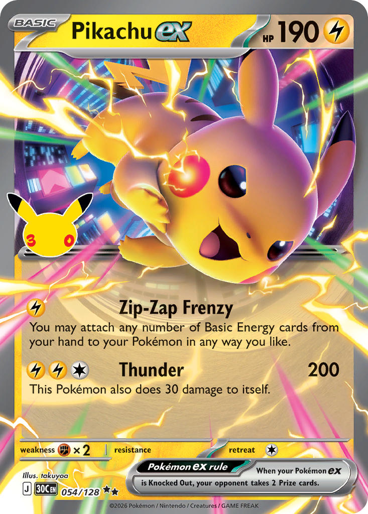 #054 Pikachu ex