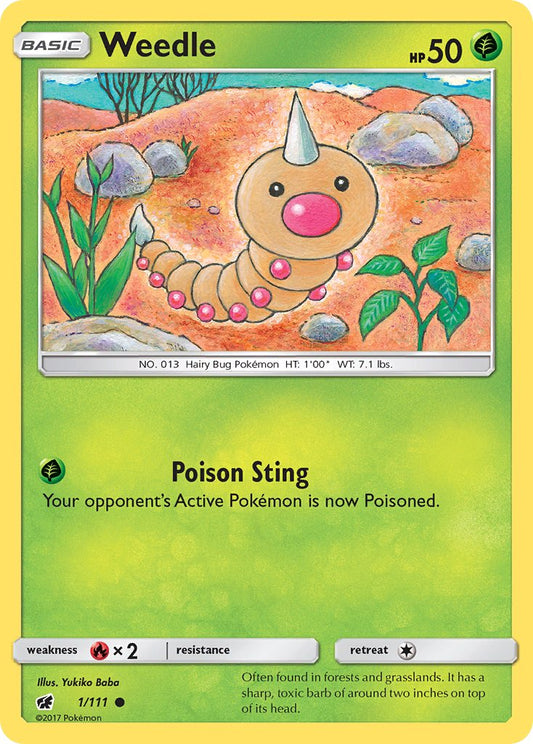 #001 Weedle