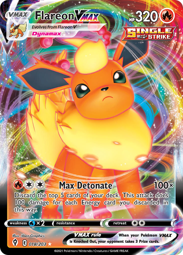 #018 Flareon VMAX