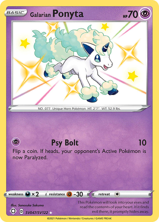 #SV047 Galarian Ponyta
