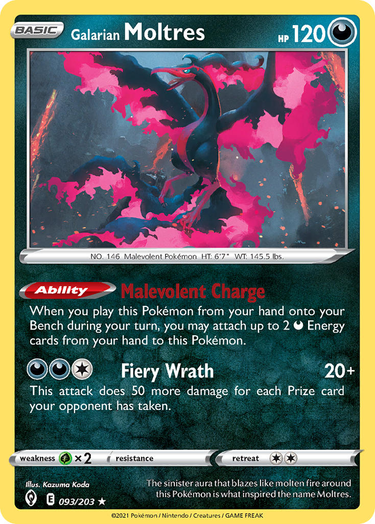 #093 Galarian Moltres