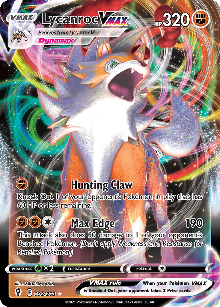 #092 Lycanroc VMAX