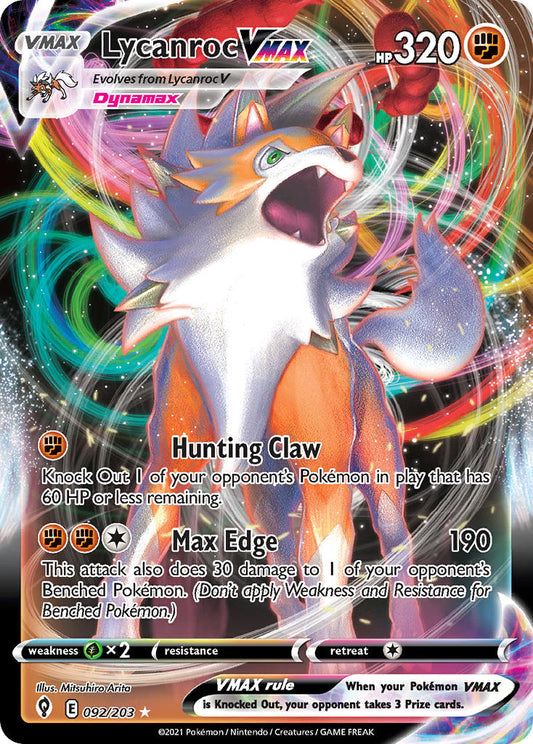 #092 Lycanroc VMAX