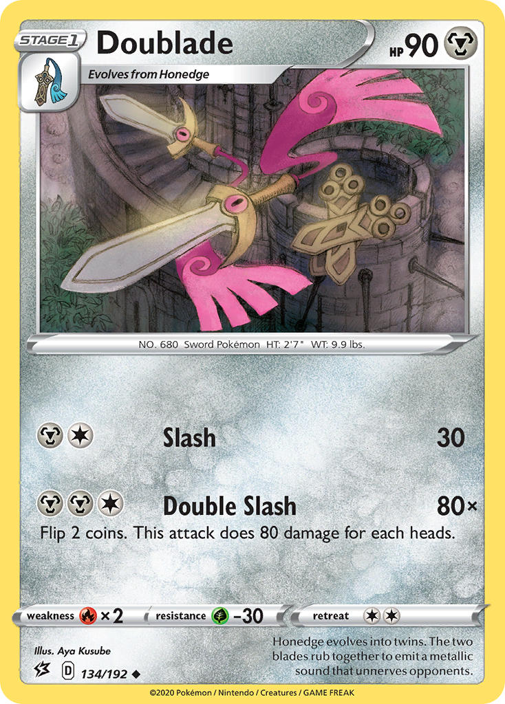 #134 Doublade