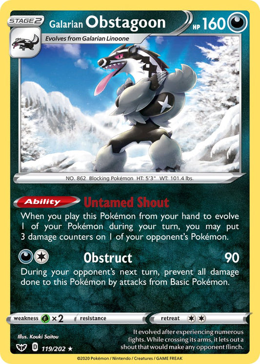 #119 Galarian Obstagoon