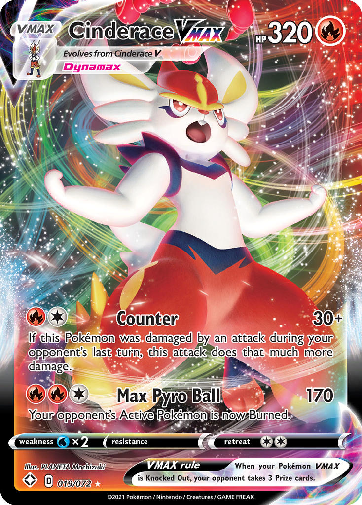 #019 Cinderace VMAX