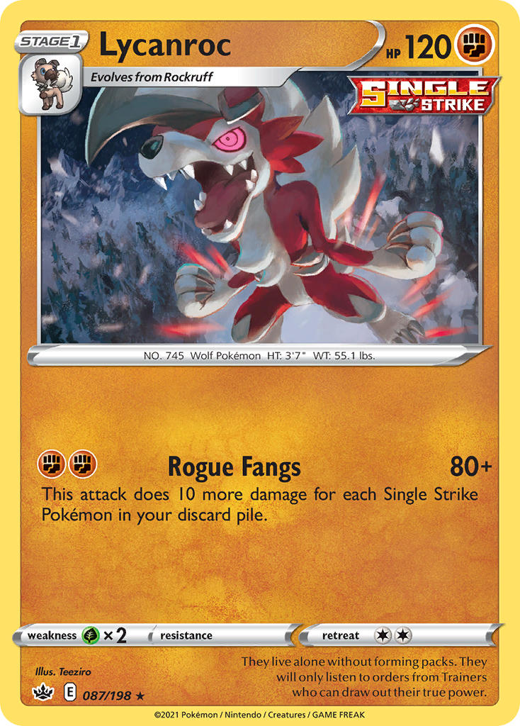 #087 Lycanroc