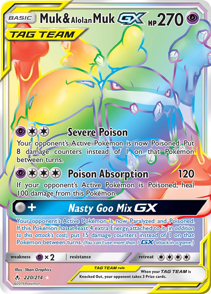 #220 Muk & Alolan Muk-GX