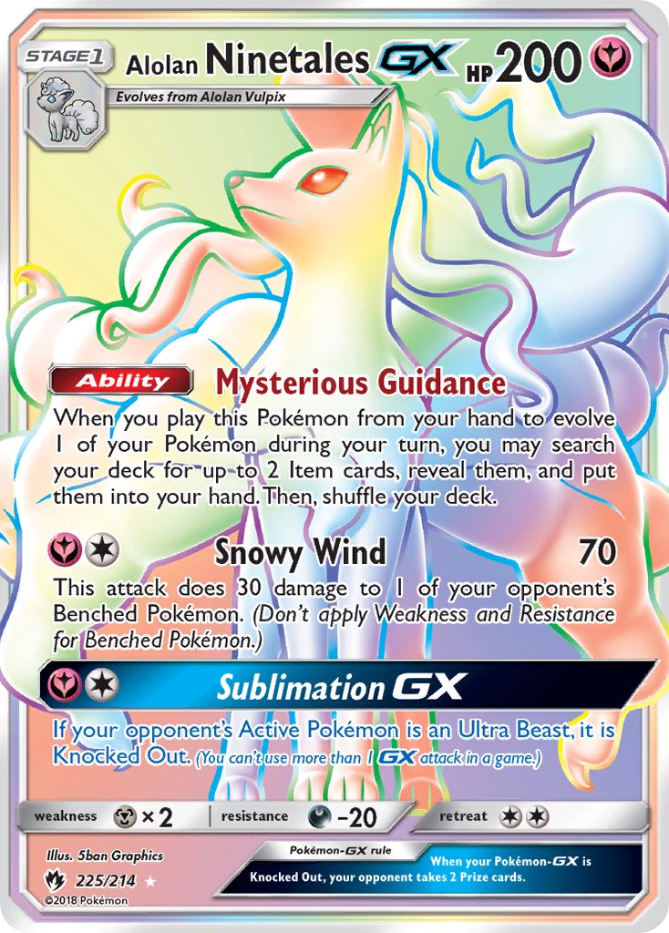 #225 Alolan Ninetales-GX