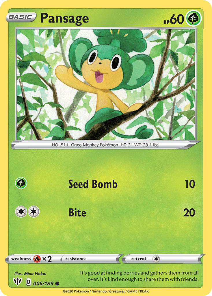 #006 Pansage