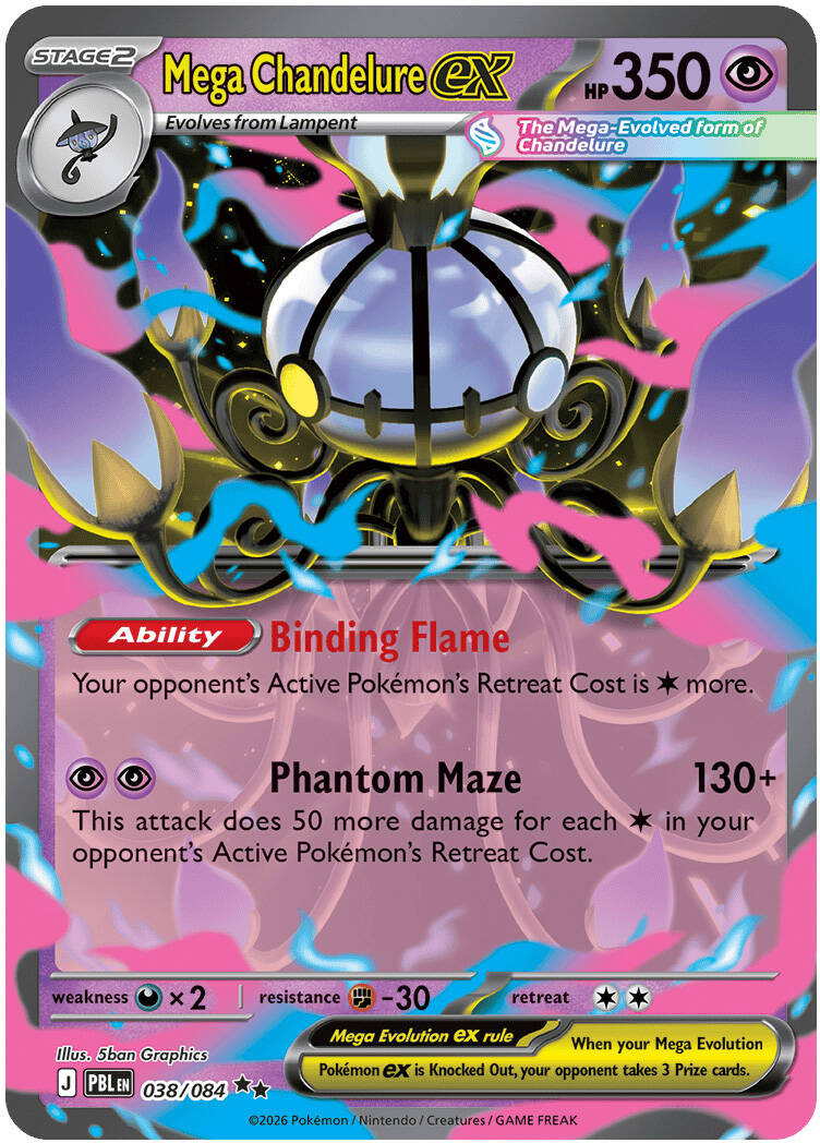 #038 Mega Chandelure ex