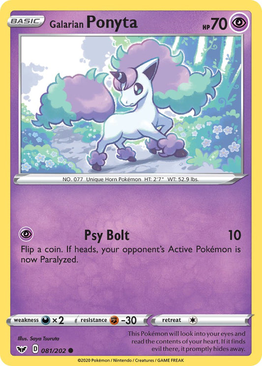 #081 Galarian Ponyta