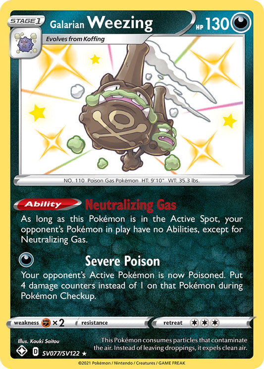 #SV077 Galarian Weezing