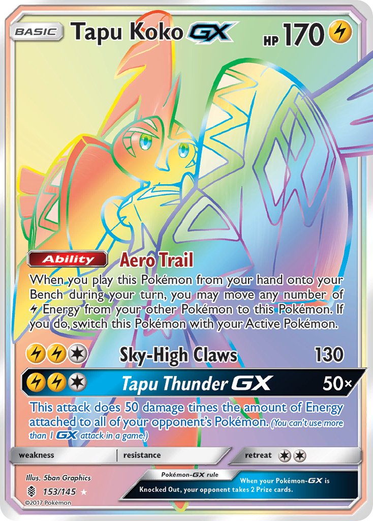 #153 Tapu Koko-GX