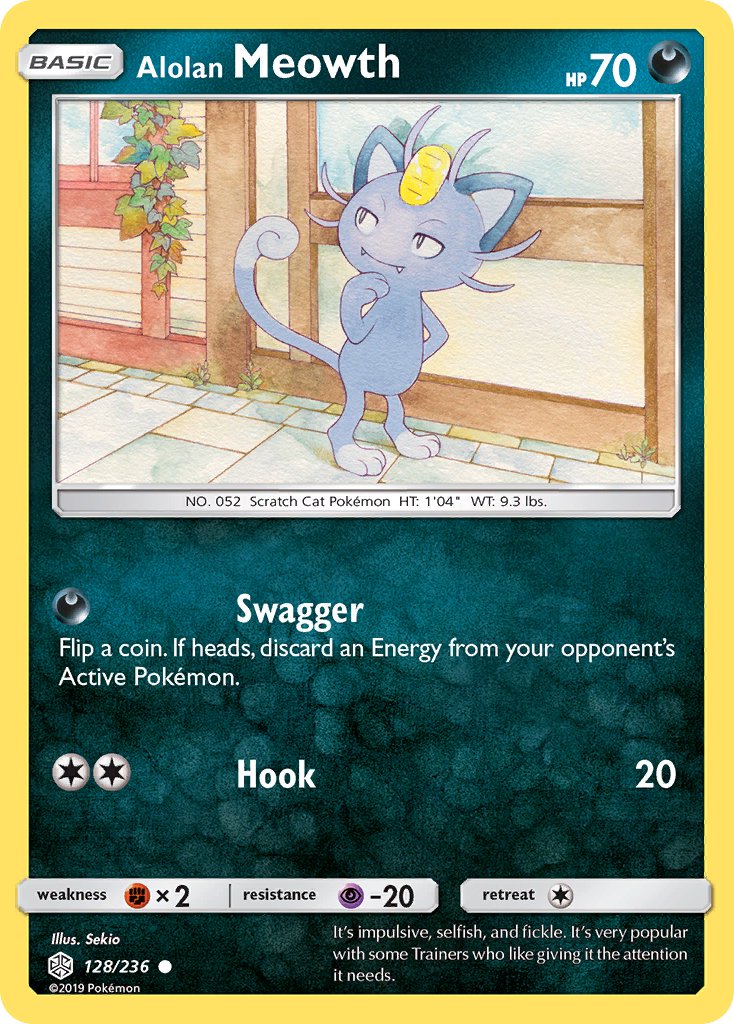 #128 Alolan Meowth