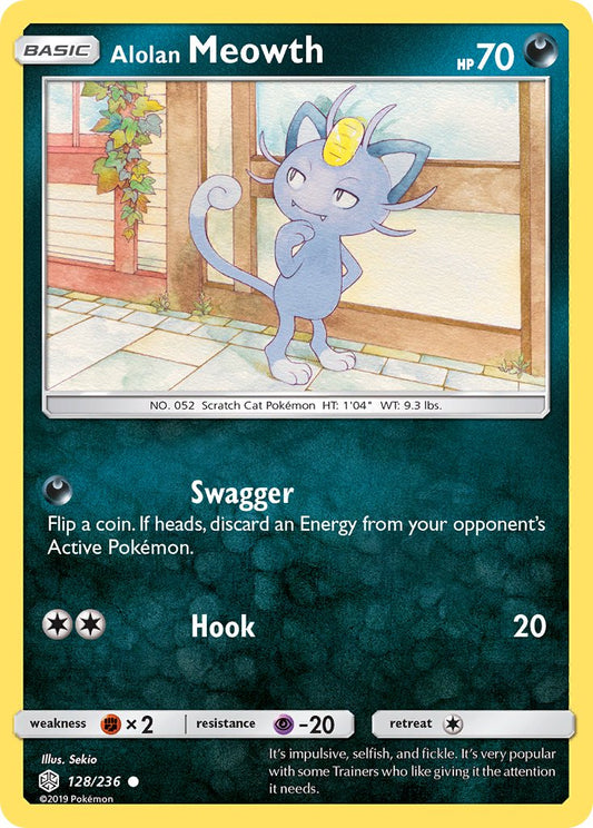 #128 Alolan Meowth
