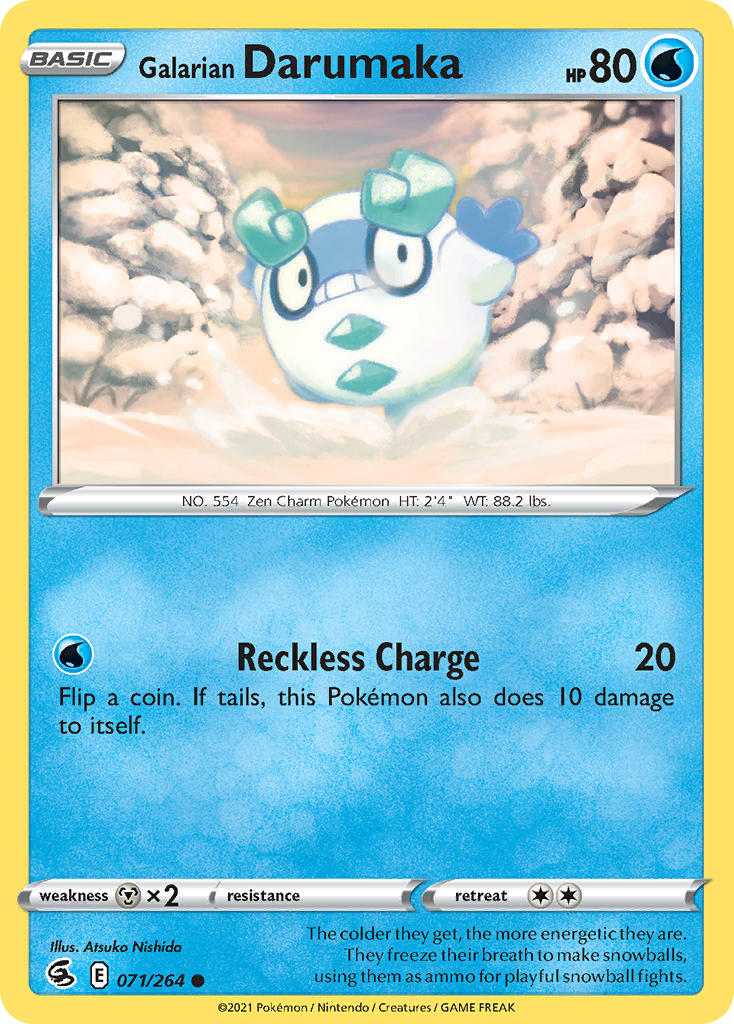 #071 Galarian Darumaka